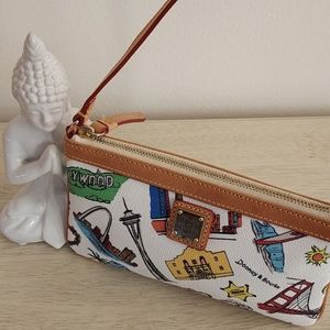 Dooney and Bourke American Landmarks Wristlet